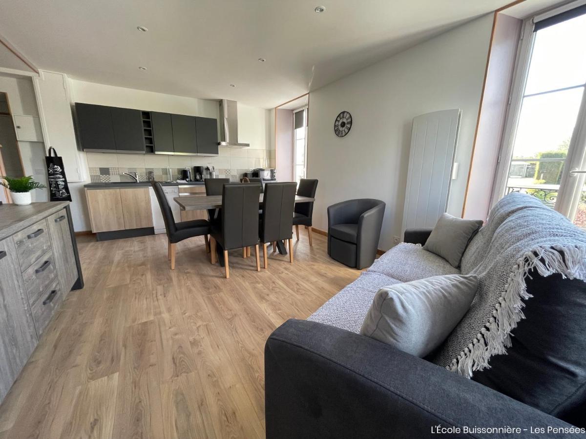 L'Ecole Buissonniere Lägenhet Saint-Vigor-le-Grand Exteriör bild