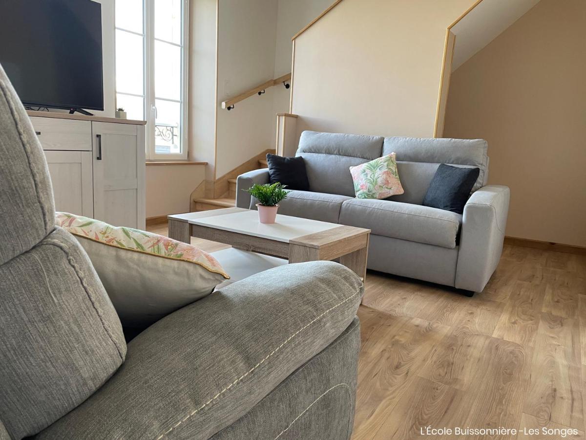 L'Ecole Buissonniere Lägenhet Saint-Vigor-le-Grand Exteriör bild